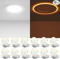 Amico 12 Pack 4 Inch 5CCT LED Recessed Ceiling Light by Amico