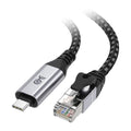 Cable Matters Plug & Play Braided USB C to Ethernet Cable - 6ft by CableMatters