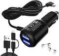 Car Charger for Garmin Nuvi, Garmin GPS Charger Cable, Mini USB Power Cord by Plozoe