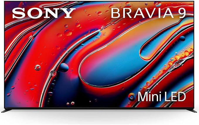 Sony BRAVIA 9 K75XR90 75" 4K HDR QLED Mini-LED TV (2024) Bundle with Deco Gear 4K HDMI 2.0 Cable w/Copper Conductors x2 + Premiere Streaming & CPS Exclusive 26 Month Protection (BEACH-CPS-264000) - Image 2