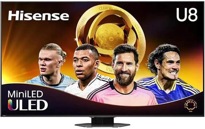 Hisense 75U8QGKIT1 75 inch Class U8 Series 4K Mini LED QLED Smart Google TV UHD HDR Dolby Vision Dolby Atmos 14 - Image 2