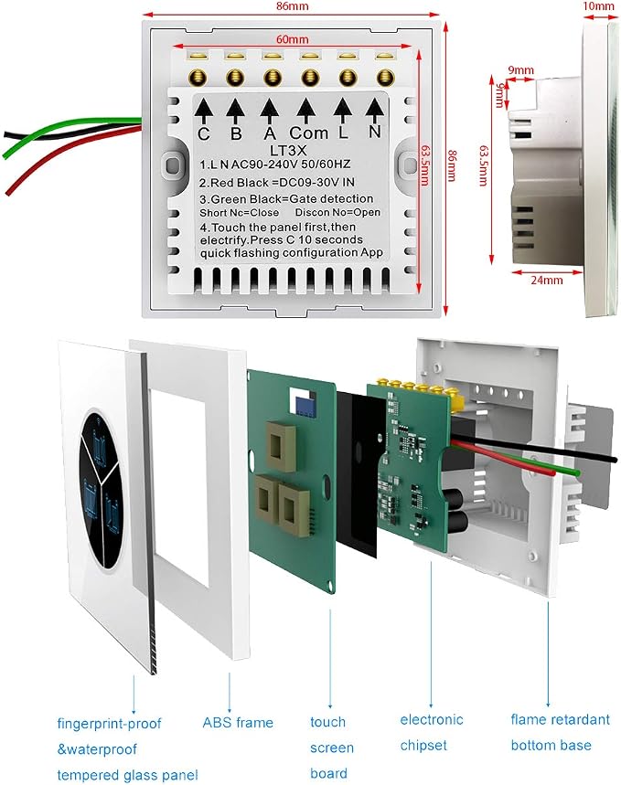 Wireless Garage Door Opener Remote WiFi Switch Universal Controlled by - Image 5