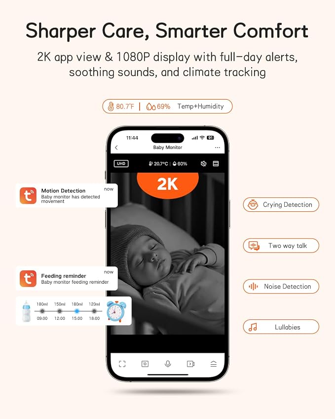 Smart Baby Monitor with APP - Image 6