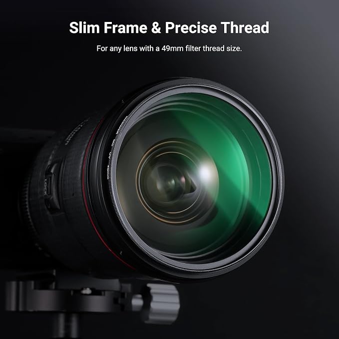 NEEWER 49mm Variable ND + CPL + UV Filter Kit - Image 8