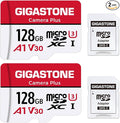 GIGASTONE 128GB Micro SD Card 2-Pack, Camera Plus, Compatible by Gigastone