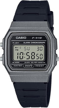 Casio F91W Series | Digital Watch | Water Resistant | LED Light | 1/100 SEC by Casio