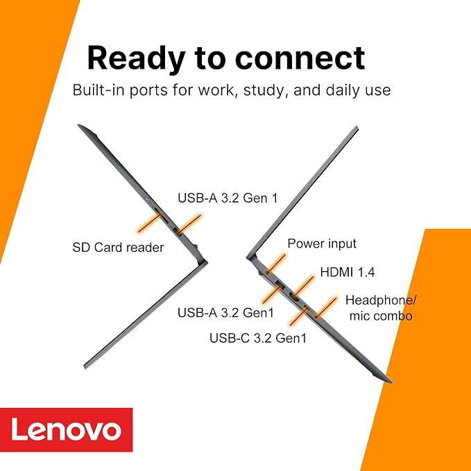 Lenovo IdeaPad Slim 3i • 15.6" FHD Laptop with Microsoft Office 365 • Intel 4 Cores • 128GB SSD • DDR5 • Quick Setup, Lightweight • Win 11 - Image 5