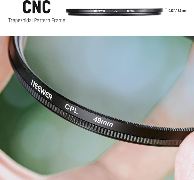 Neewer 49mm ND Lens Filter Kit: UV, Lens Hood and Lens Cap Compatible - Image 5