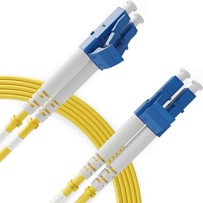 BEYONDTECH 3m LC to LC Fiber Patch Cable – UPC Single-Mode Duplex Fiber Optic by Beyondtech
