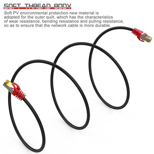 Cat 8 Ethernet Cable 75 ft, 1.5ft 6ft 10ft 20ft 25ft 30ft 75ft 100ft 150ft - Image 4