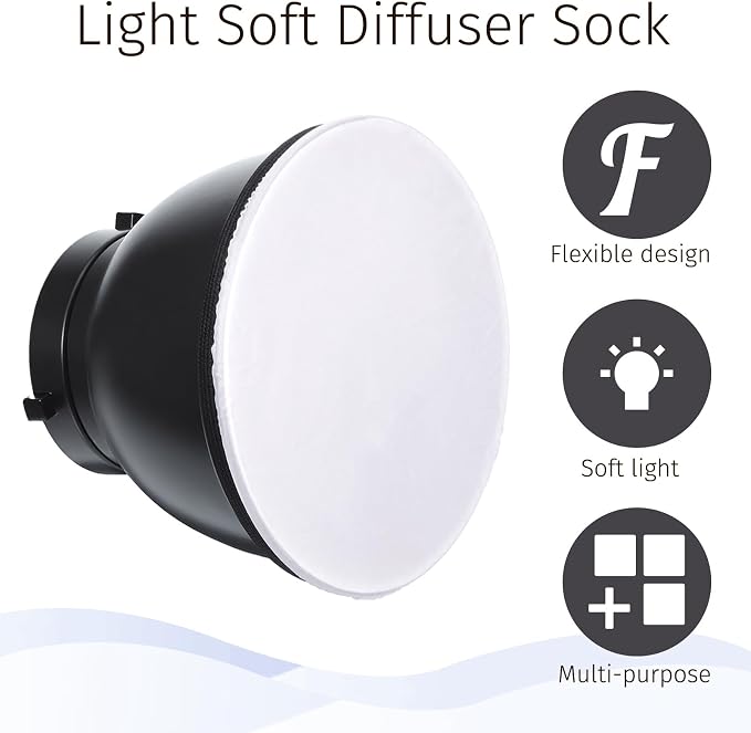 6 Pcs 7"/18cm Light Diffuser, Video Shooting - Image 6
