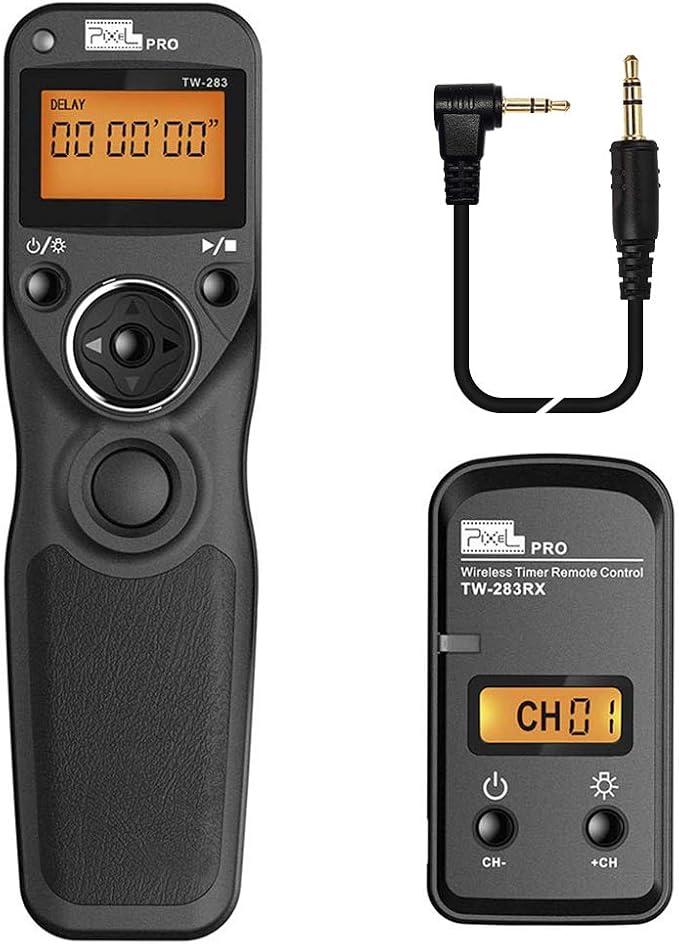 Pixel TW-283 E3 Wireless Shutter Release Cable Wired Remote Control Compatible by Pixel