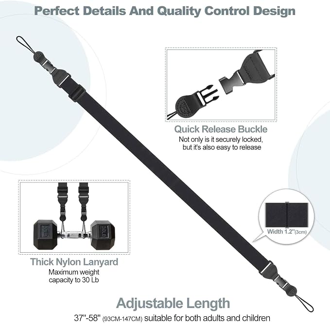 Adjustable Shoulder Strap, Comfortable Camera Strap, Neck Lanyard - Image 6
