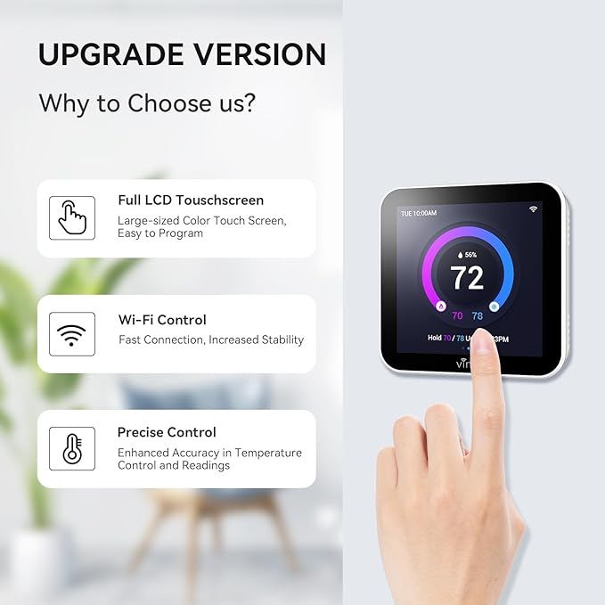 vine Programmable Thermostat for House - Image 3
