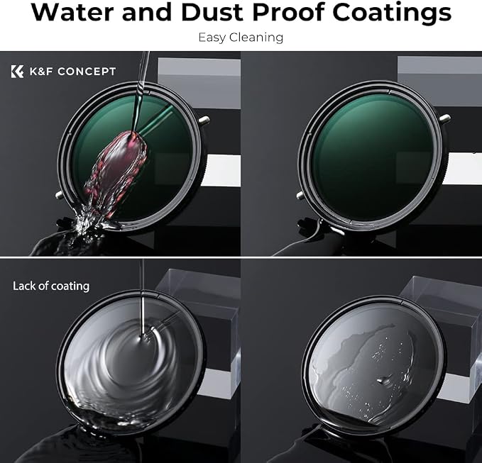 K&F CONCEPT 37mm Variable Fader ND2-ND32 ND Filter and CPL Circular Polarizing - Image 7