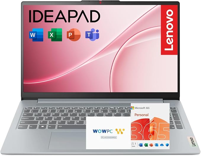 Lenovo IdeaPad Slim 3i • 15.6" FHD Laptop with Microsoft Office 365 • Intel 4-Core • 128GB SSD • Quick Setup • Win 11 by LENOVO