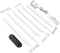 Remote Control Under Cabinet Led Light Plug in, Dimmable Daylight White 4500K by ASOKO