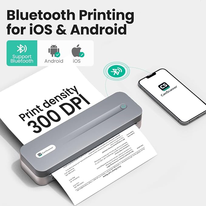 P1 Pro Portable Inkless Printer, 300 DPI Wireless Thermal Printing - Image 5