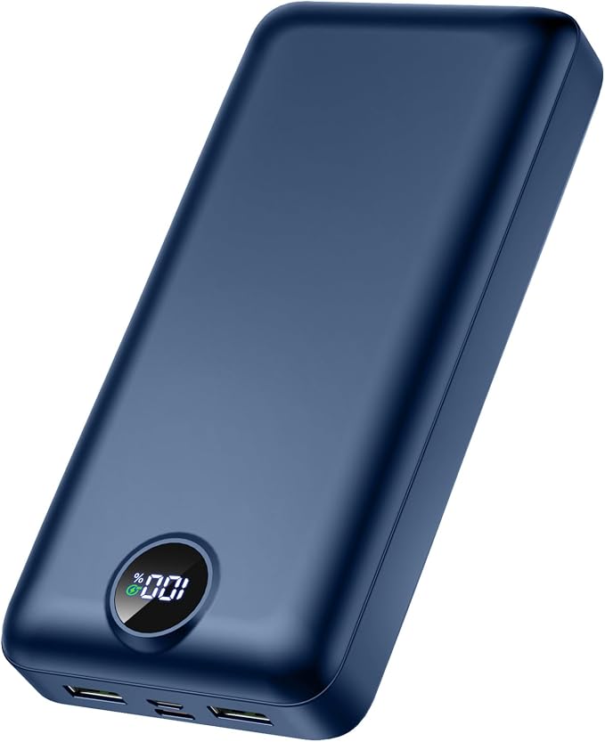Portable Charger Power Bank 50000mAh 22.5W Fast Charging Battery Bank USB C External Battery Pack with 3 Output & 2 Input Digital Display Travel Essential for iPhone 16/15/14/13/12, Samsung, iPad etc by Unknown