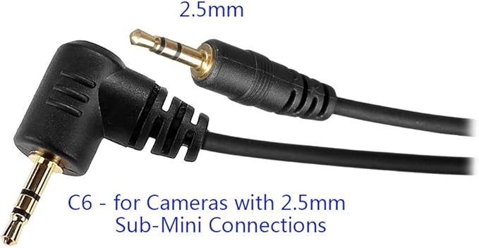 PHOLSY 2.5mm C6 Off-Camera Remote Cable Compatible - Image 2