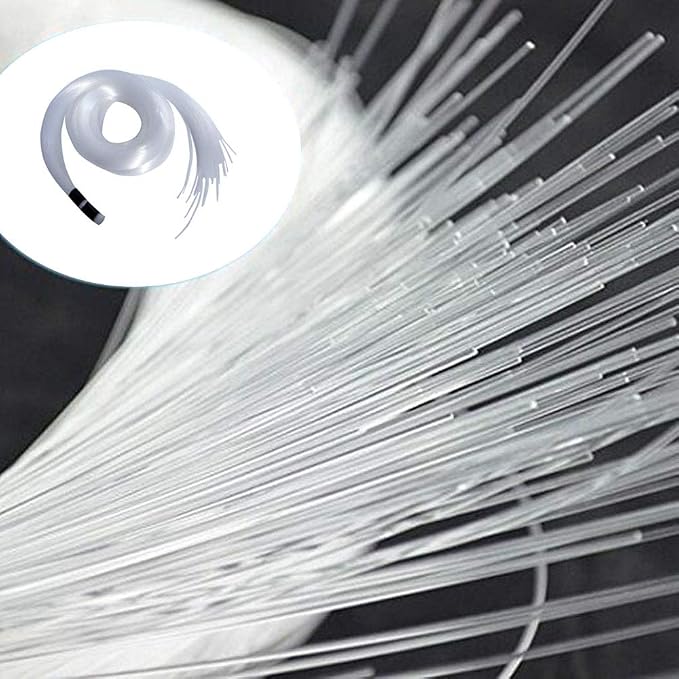 AKEPO End Glow Fiber Optic Light Cable 9.8ft/3m*375pcs*Mixed Dia., PMMA Plastic - Image 2