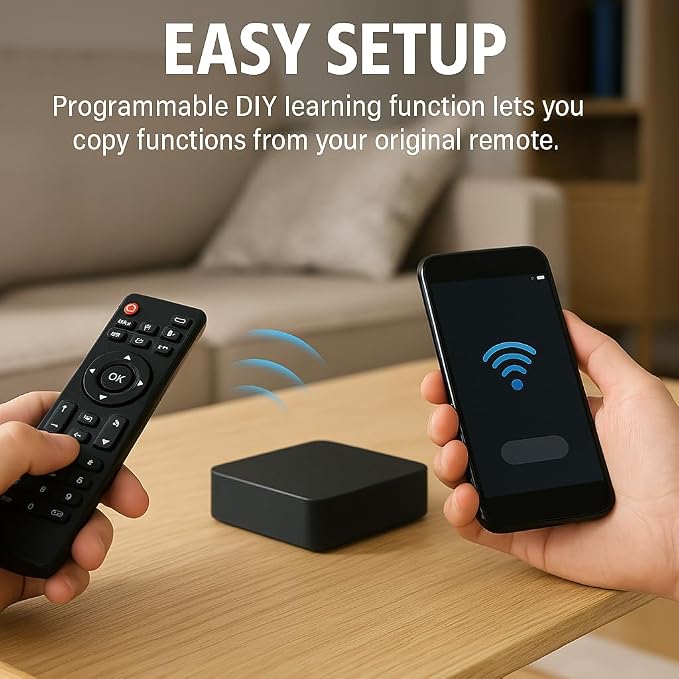 Wi-Fi Universal IR/RF Remote Hub 433.92 MHz Fixed-Code Only, App Control via - Image 6