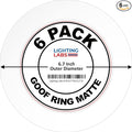6 Pack Matte White Goof Trim Ring by LightingLabs