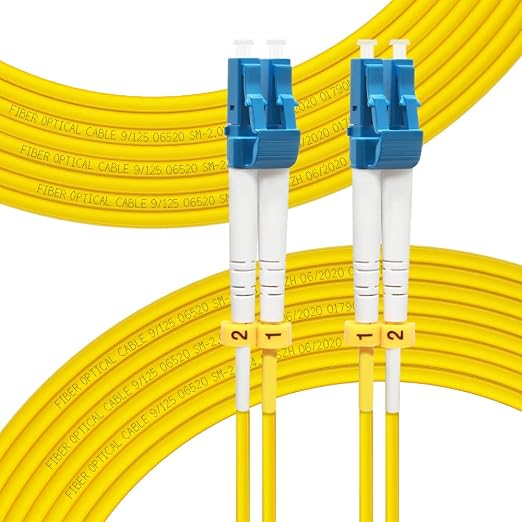 FLYPROFiber- 100M/328ft OS2 Fiber Patch Cable LC to LC, Length Options: by FLYPROFiber