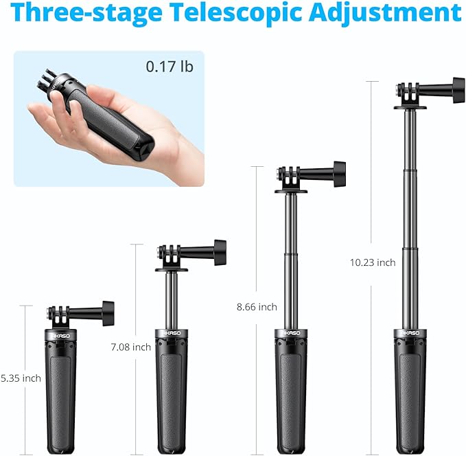 AKASO Mini Selfie Stick Tripod Lightweight Extension - Image 2