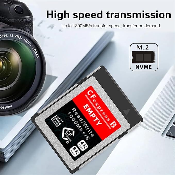 CFexpress Type-B to NVME 2230 Memory Card Kit Case CFE CFB NGFF M-Key Adapter - Image 3