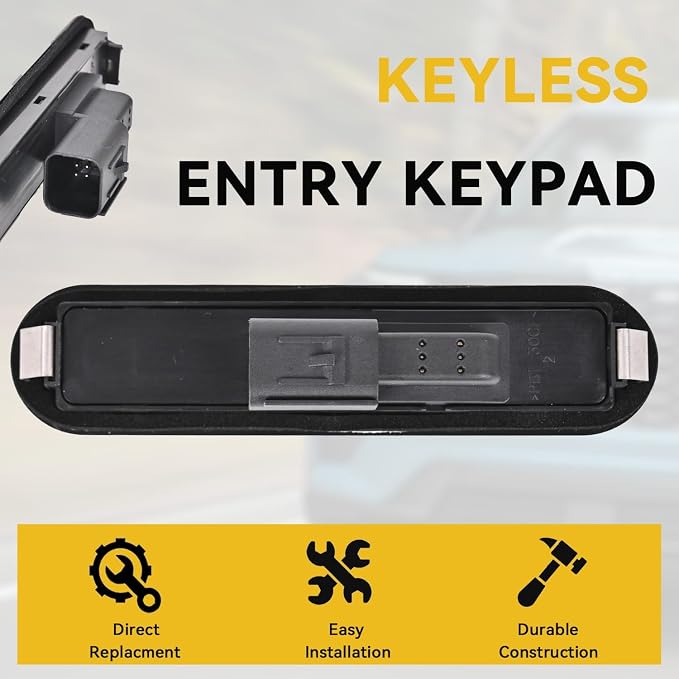 Keyless Entry Keypad Driver Side Left Compatible - Image 5