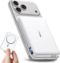 golioklsy for Magsafe Portable Charger,10000mAh Power Bank with Type-C 20W PD Fast Charging, Lightweight and Slim, LED Display for Magsafe Battery Pack for iPhone 17/16/15/14 All Series, White by golioklsy