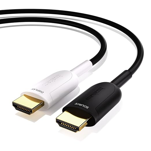8K Fiber Optic HDMI Cable 16.4ft, 48Gbps Ultra High Speed HDMI 2.1 Cable by HUAHAM