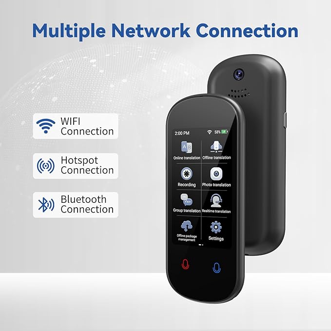 Language Translator Device, 150 Language Real-Time Voice Translator Upgraded - Image 6