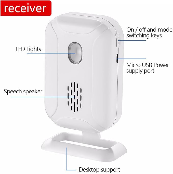 HENDUN Motion Sensor Doorbell, Bed Alarms - Image 8