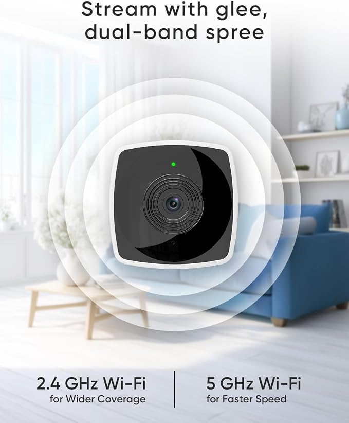 blurams Cameras for Home Security 5GHz, 2K Indoor Camera, Pet Camera - Image 4