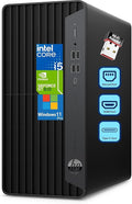 HP ProDesk 600 Desktop Computer, i5-10400F, 16GB RAM, 1TB SSD, GT 610 | Ideal for Office Work, Web Browsing, Remote work, and Everyday Multitasking; WiFi Adapter, Compact Design with Win 11 Pro by Unknown
