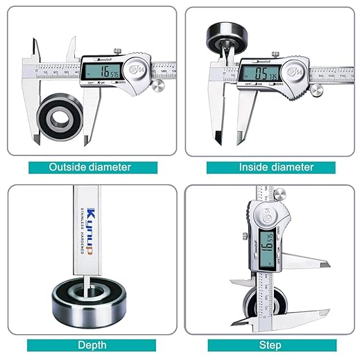 Kynup Digital Caliper, 12 Inch Caliper Measuring Tool - Image 4