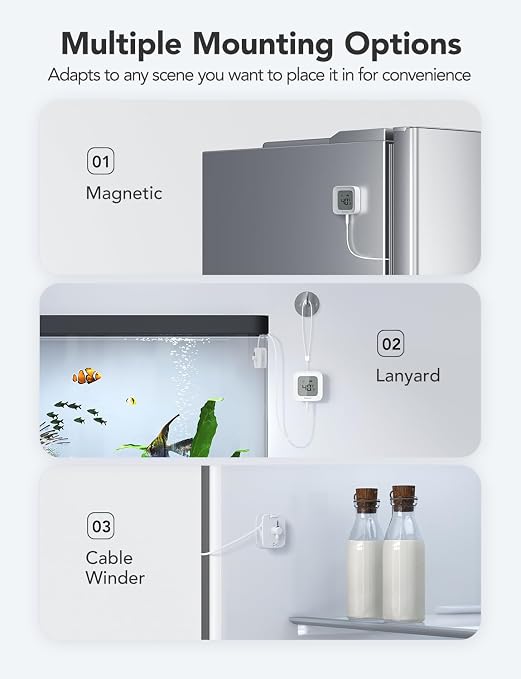 GoveeLife Freezer Thermometer Alarm, Smart Bluetooth Temperature Monitor Sensor - Image 6