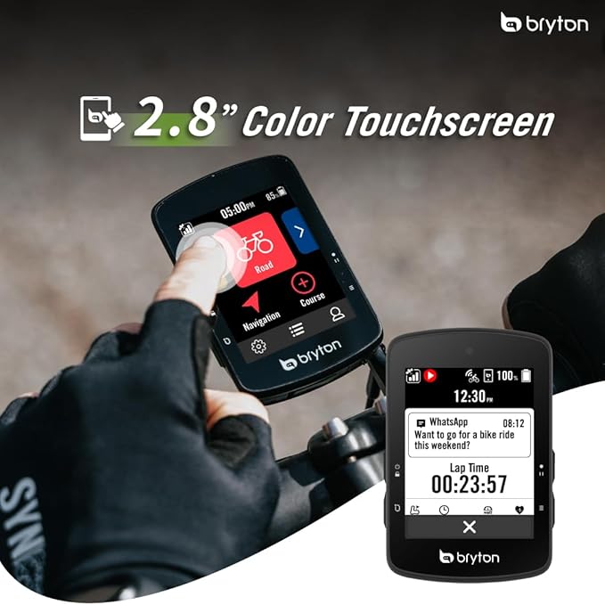 Bryton Rider S510 2.8 Inch Color LCD Touchscreen GPS Bike/Cycling Computer - Image 3