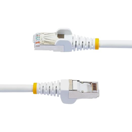 StarTech.com 100ft White CAT6a Ethernet Cable, Snagless RJ45, 100W PoE++ - Image 3