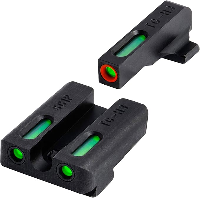 Truglo TFX PRO Handgun Sight, Glowing Shock Proof Tritium and Fiber Optic Night by TruGloInc-Sports