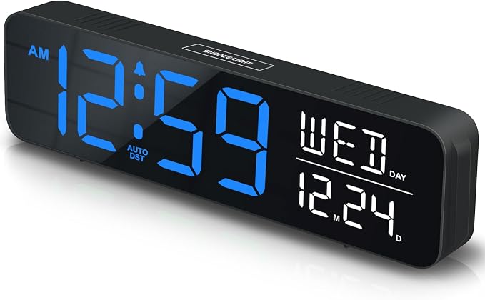 Peakeep Large Display Digital Alarm Clock by PEAKEEP