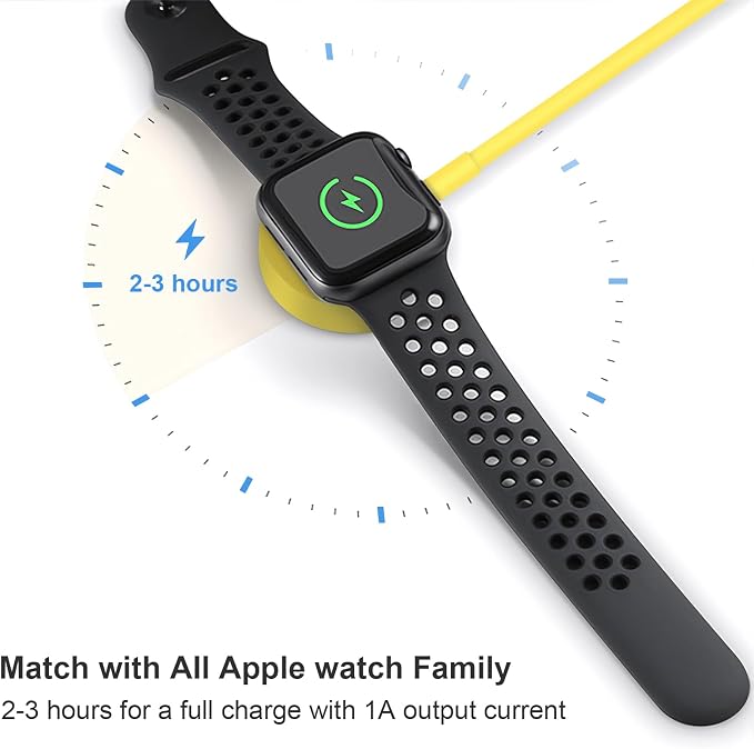 Fast Charger for Apple Watch Charger, Magnetic iWatch Charger to USB A Cable - Image 7