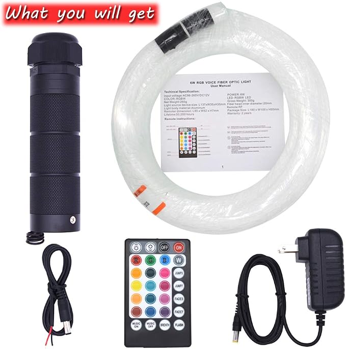 LED Fiber Optic Star Ceiling Light Kit - Image 7