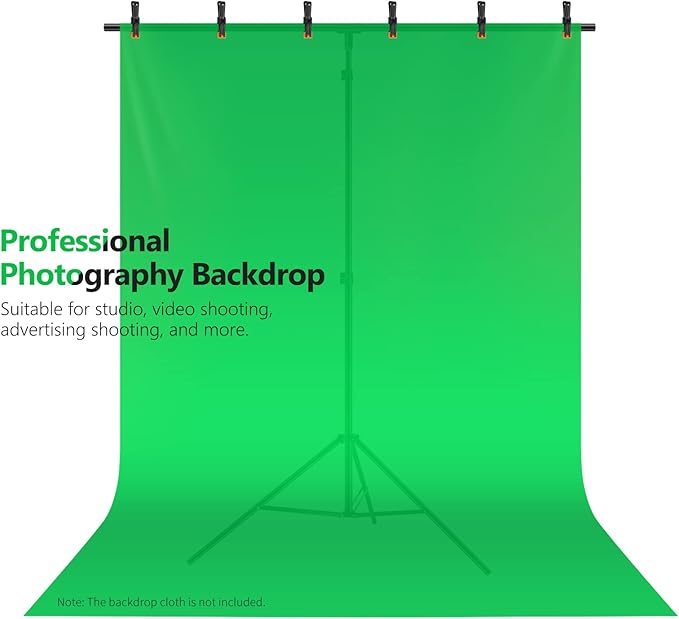 Neewer T-Shaped Background Backdrop Support Stand Kit, 8.5ft/2.6m Tall - Image 5