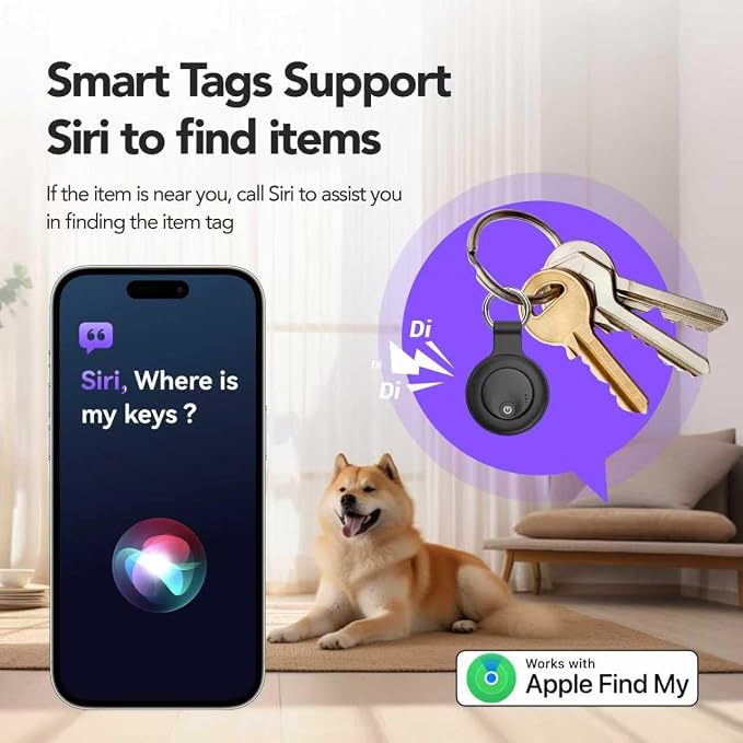Air Tracker Tags 4 Pack, Item Finder Works - Image 3