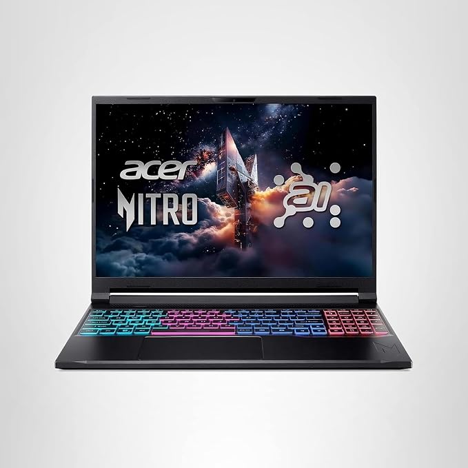acer Nitro V 16S AI Gaming Laptop | Intel Core 7 240H Processor | NVIDIA GeForce RTX 5060 Laptop GPU (572 AI Tops) | 16" WUXGA IPS 180Hz Display | 32GB DDR5 | 1TB Gen 4 SSD | Wi-Fi 6 | Win11 Pro by Unknown