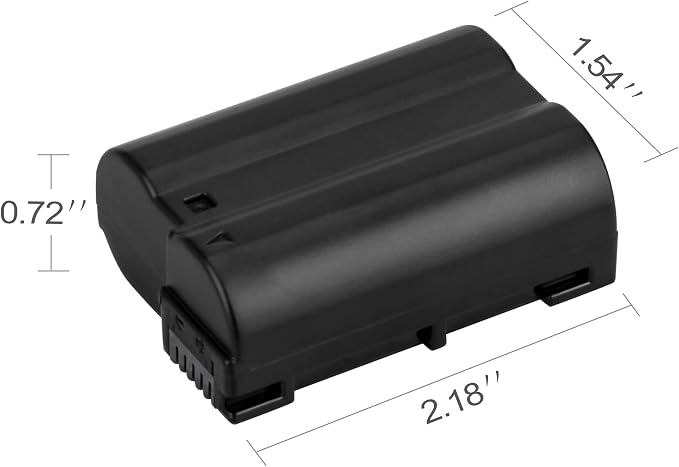EN-EL15 Battery Pack, LP 2-Pack EN-EL15 EN EL15a Rechargable Li-ion Replacement - Image 9