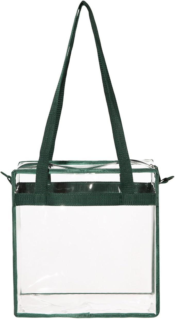 BAGAIL Clear Bags 12x6x12 Stadium Approved Clear Tote Bag - Image 5